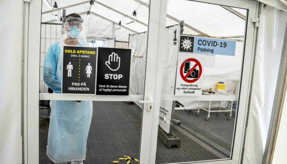 Det seneste døgn er 27.597 testet for coronavirus. (Arkiv) Foto: Henning Bagger/Scanpix