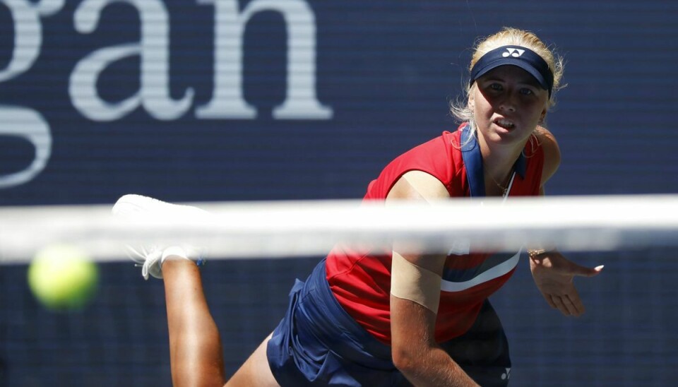 Clara Tauson - her under US Open - tabte finalen til Donna Vekic med 6-7, 2-6. (Arkivfoto)