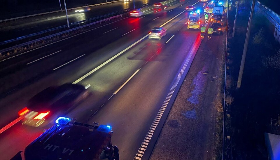 Der er sket et uheld på Motorring 3. Der er sket et uheld på Motorring 3.