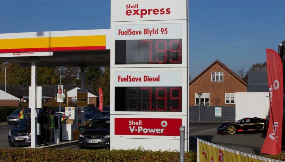 7,99: Her kan du få vildt billig benzin 7,99 for en liter. Det er prisen.