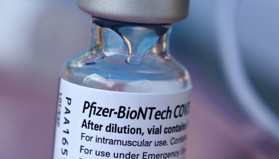 Pfizer/BioNTech har tidligere oplyst, at deres vaccine mod covid-19 er 91 procent effektiv over for børn. (Arkivfoto). Pfizer/BioNTech har tidligere oplyst, at deres vaccine mod covid-19 er 91 procent effektiv over for børn. (Arkivfoto).