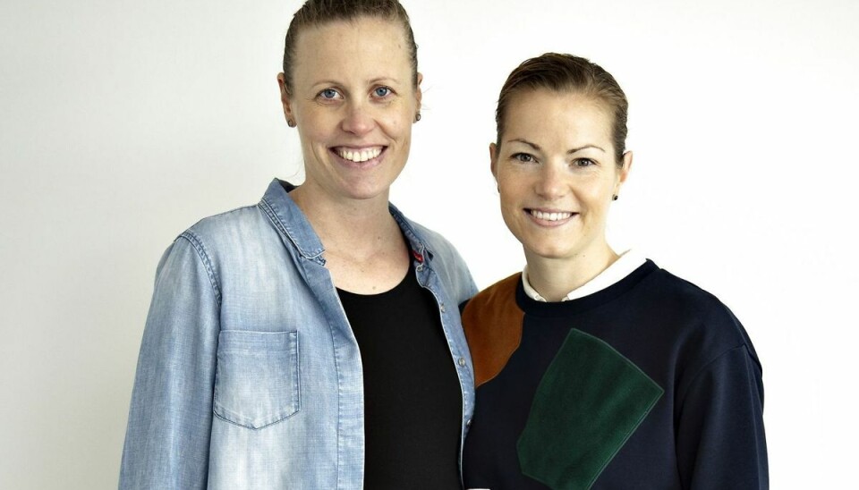 Christinna Pedersen, til højre, og Kamilla Rytter Juhl Christinna Pedersen, til højre, og Kamilla Rytter Juhl