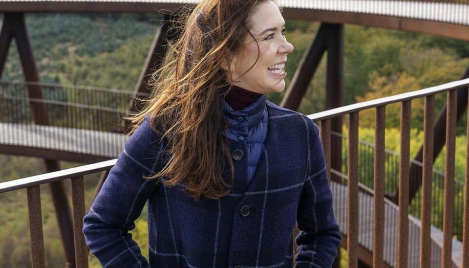 Kronprinsesse Mary i Skovtårnet. Kronprinsesse Mary i Skovtårnet.