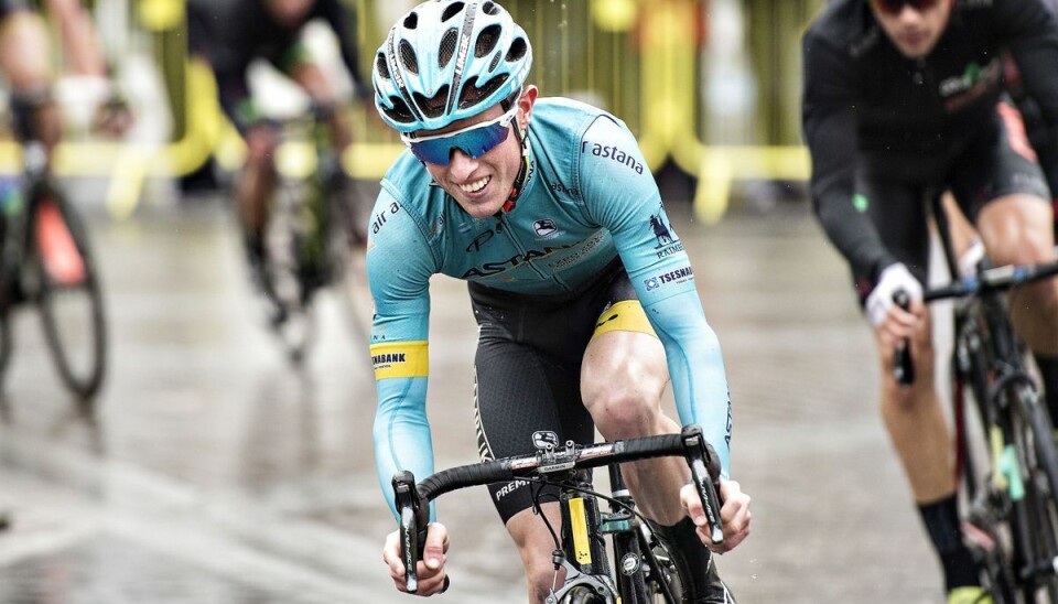 Jesper Hansen kørte i 2017 og 2018 for Astana. (Arkivfoto)