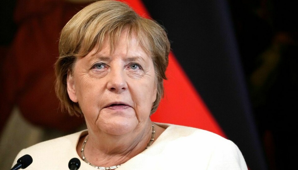 På sit sidste besøg som kansler lovede hun, at de ville have Tysklands opbakning
