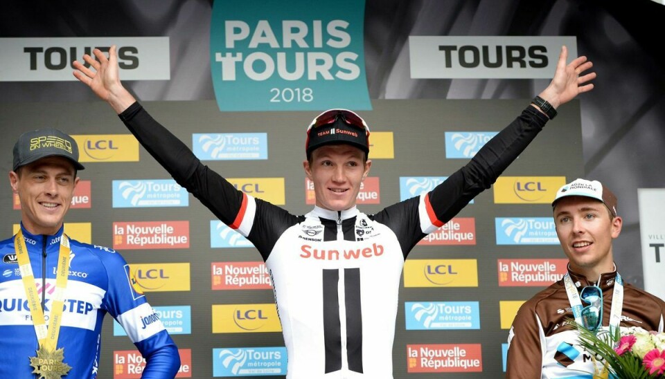 Søren Kragh Andersen vandt i 2018 Paris-Tours. (Arkivfoto)