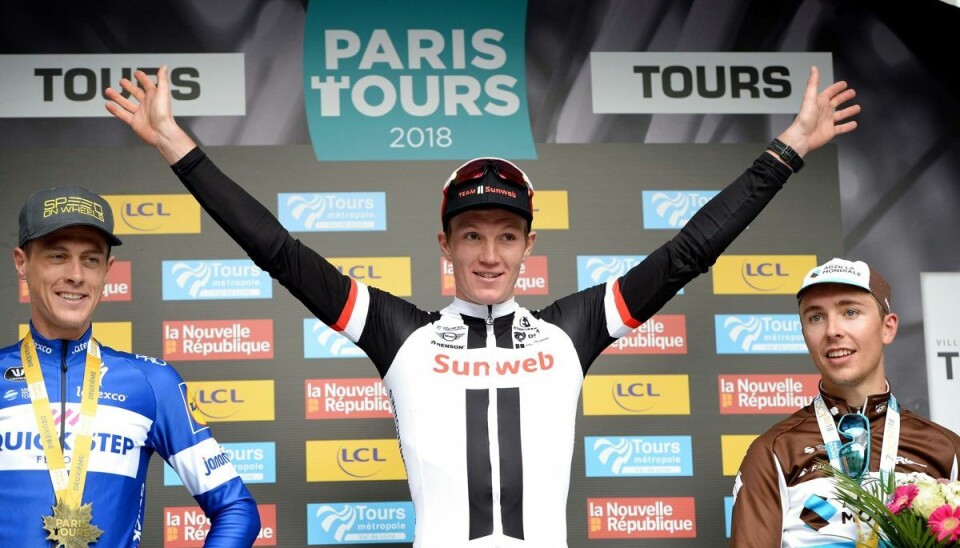 Søren Kragh Andersen vandt i 2018 Paris-Tours. (Arkivfoto) Søren Kragh Andersen vandt i 2018 Paris-Tours. (Arkivfoto)