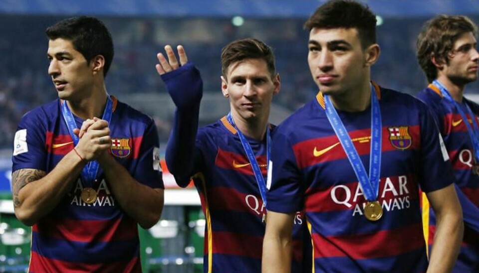 Stjernetrio sikrer Barcelona titlen ved klub-VM Lionel Messi, Neymar og Luis Suarez var i storform i søndagens kamp mod River Plate. Foto: Toru Hanai/Scanpix
