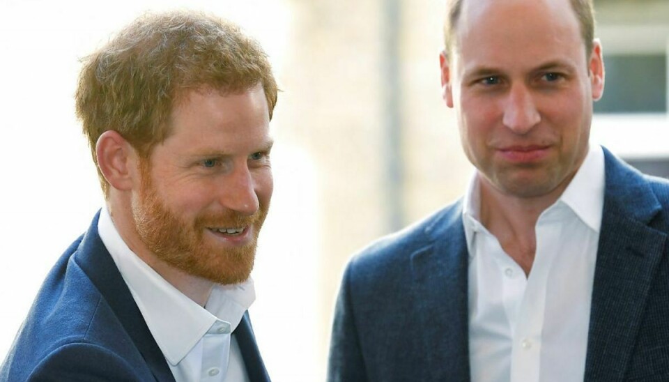 Prins Harry og prins William har etableret en kontakt så de kan få skabt rum for en mand-til-mand-snak oven på det voldsomme interview forleden. Foto: Ritzau Scanpix.