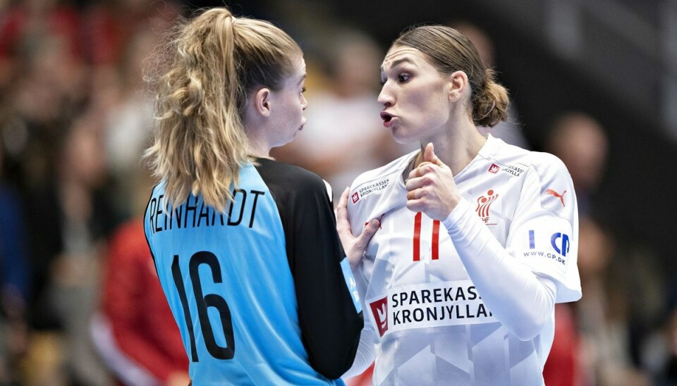 Althea Reinhardt (tv.) var den største profil på et dansk hold, der slog Østrig uden at imponere. Althea Reinhardt (tv.) var den største profil på et dansk hold, der slog Østrig uden at imponere.
