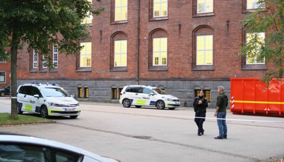 Politiet afspærrede Hans Tavsens Gade i forbindelse med drabet 7. september