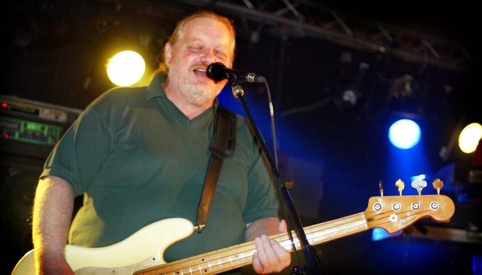 Den folkekære, danske musiker Flemming Bamse Jørgensen. Den folkekære, danske musiker Flemming Bamse Jørgensen.