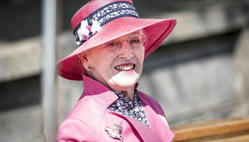 Dronning Margrethe var tirsdag med til at hædre 'Smadremanden'