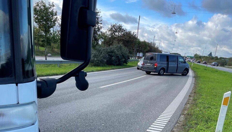 Politiet har været i aktion på motorvej. Politiet har været i aktion på motorvej.
