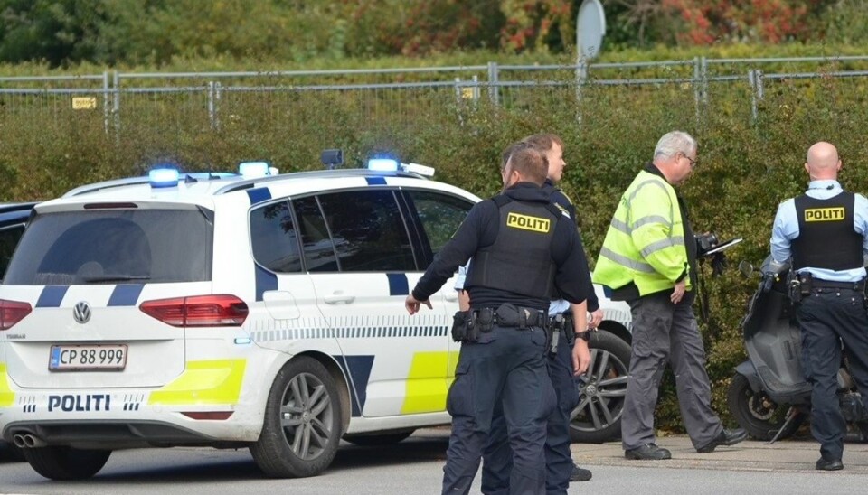 En cyklist er kommet alvorligt til skade