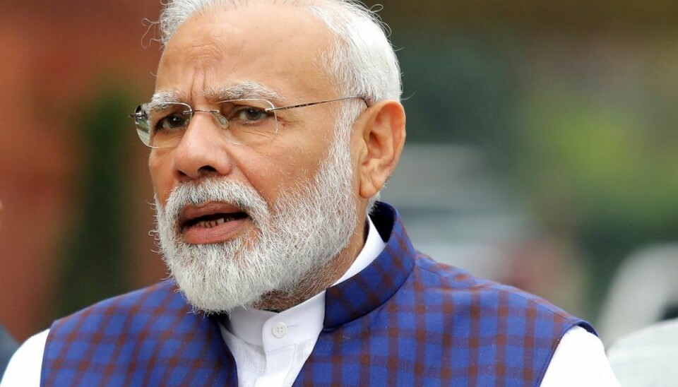 Indiens premiereminister, Narendra Modi. Foto: Altaf Hussain/Scanpix. Indiens premiereminister, Narendra Modi. Foto: Altaf Hussain/Scanpix.