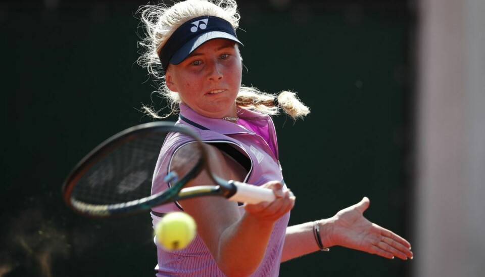 Den danske tennisspiller Clara Tauson. (Arkivfoto)