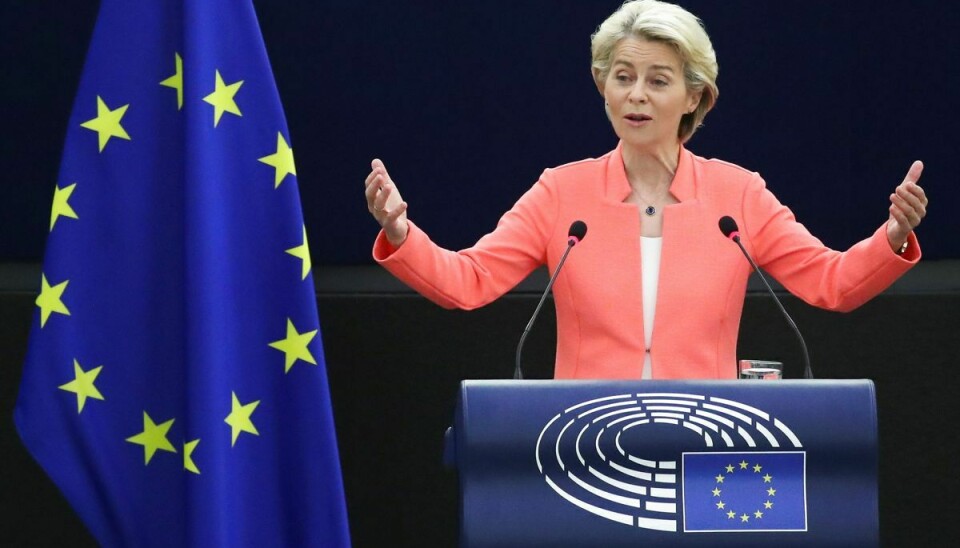 Ursula von der Leyen nævnte onsdag behovet for en forsvarsunion, da hun holdt sin tale 'Unionens tilstand 2021' i EU-Parlamentet i Strasbourg, Frankrig.