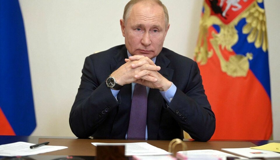 Den russiske præsident har lukket sig inde