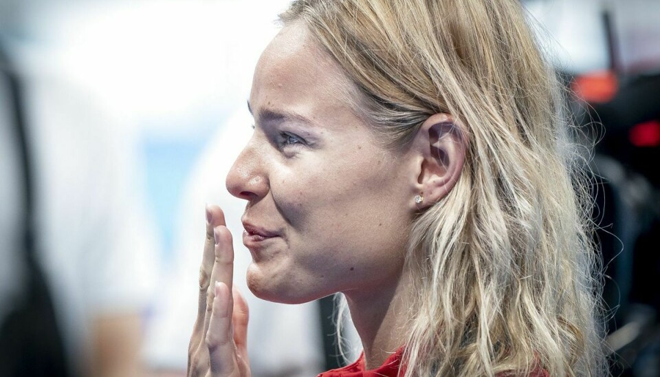 Pernille Blume har sagt ja til sin franske elitesvømmer.