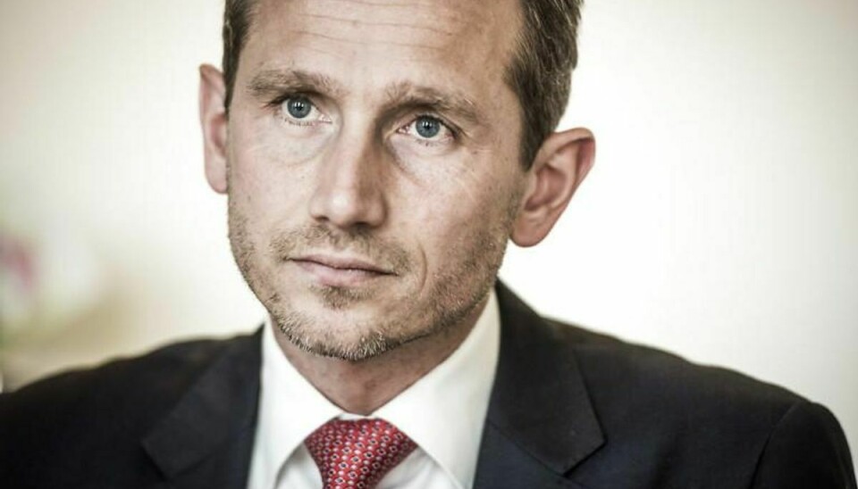 Udenrigsminister Kristian Jensen (V) får tirsdag en næse af Folketingets Udenrigsudvalg, erfarer TV2. Foto: Scanpix