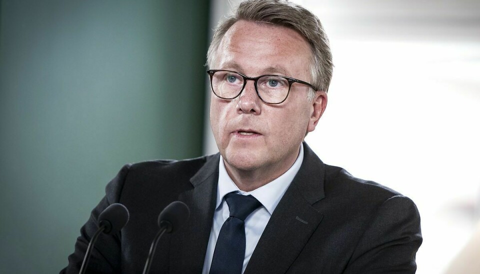 Regeringen vil hæve skatten på aktiegevinster. Her er det skatteminister Morten Bødskov.