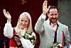 Også den norske kongefamilie har haft corona tæt inde på livet. Senest er kronprins Haakon og kronprinsesse Mette-Marits datter, prinsesse Ingrid Alexandra af Norge, testet positiv for coronavirus. (Arkivfoto)