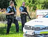 Politiet tog ingen chancer, da meldingen om en mand med et våben indløb.