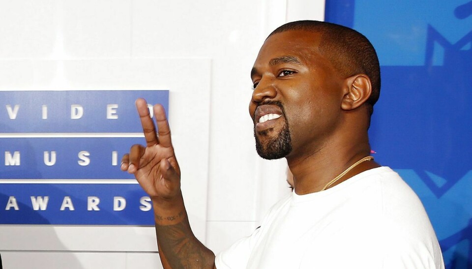 Kanye West er populær i flest lande på samme tid lige nu