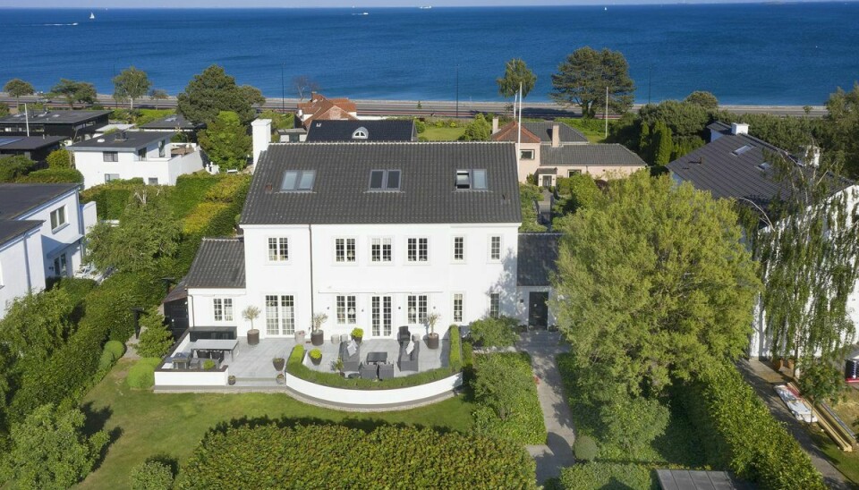 Danmarks dyreste hus har adresse på Strandvejen i Charlottenlund nord for København
