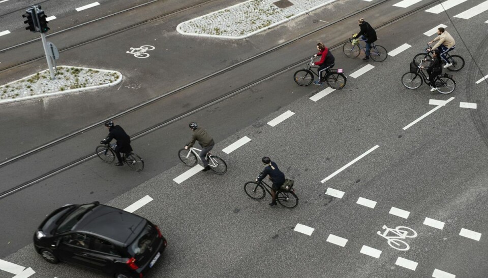 En 31-årig mand blev anholdt, da han blandt andet ville vælte cyklister