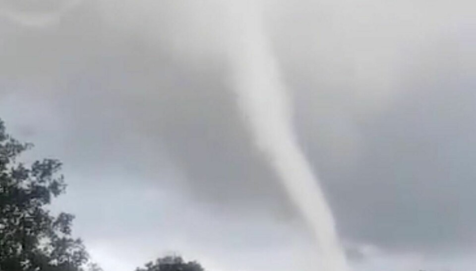 En tornado har med al sandsynlighed hærget på Møn. Dette er ikke et billede af den omtalte tornado. (Arkivfoto).