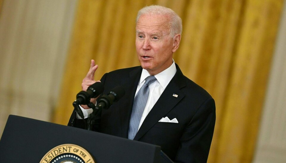 Han traf den rette beslutning, mener den amerikanske præsident Joe Biden og at trække USA ud af Afghanistan Han traf den rette beslutning, mener den amerikanske præsident Joe Biden og at trække USA ud af Afghanistan