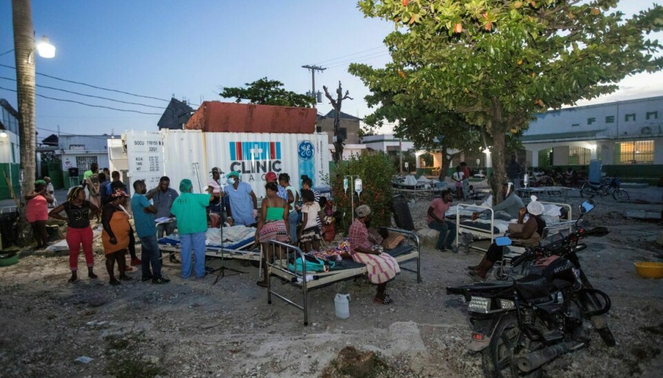 Les Cayes er en af de byer, hvor ødelæggelserne efter jordskælv lørdag har været værst.