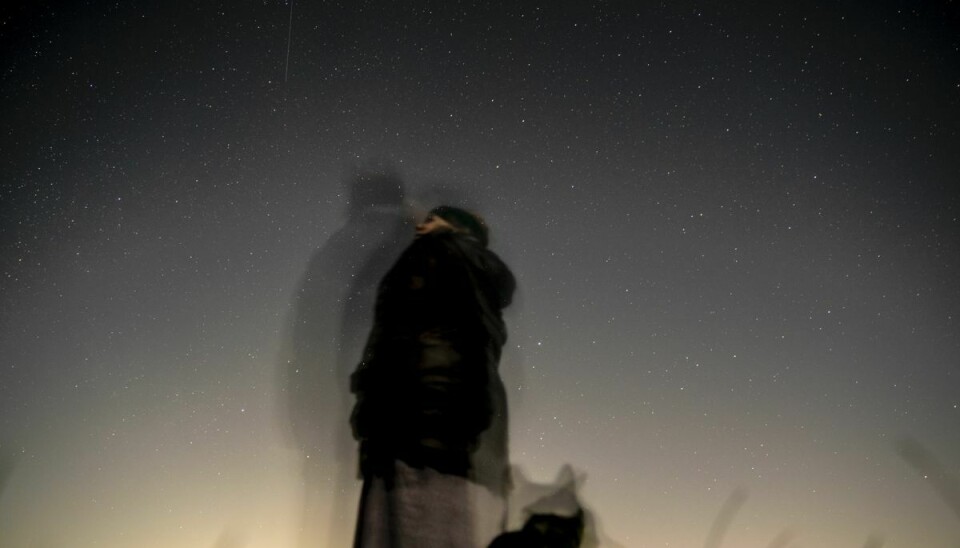 Natten til fredag vil himlen lyse op med 100 stjerneskud i timen. (Arkivfoto)