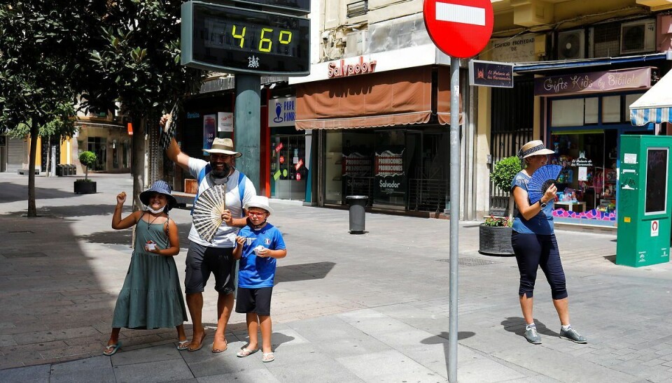 Spanien sætter mulig ny varmerekord med over 47 grader Spanien sætter mulig ny varmerekord med over 47 grader