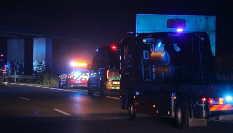 Motorvejen er nu genåbnet Motorvejen er nu genåbnet