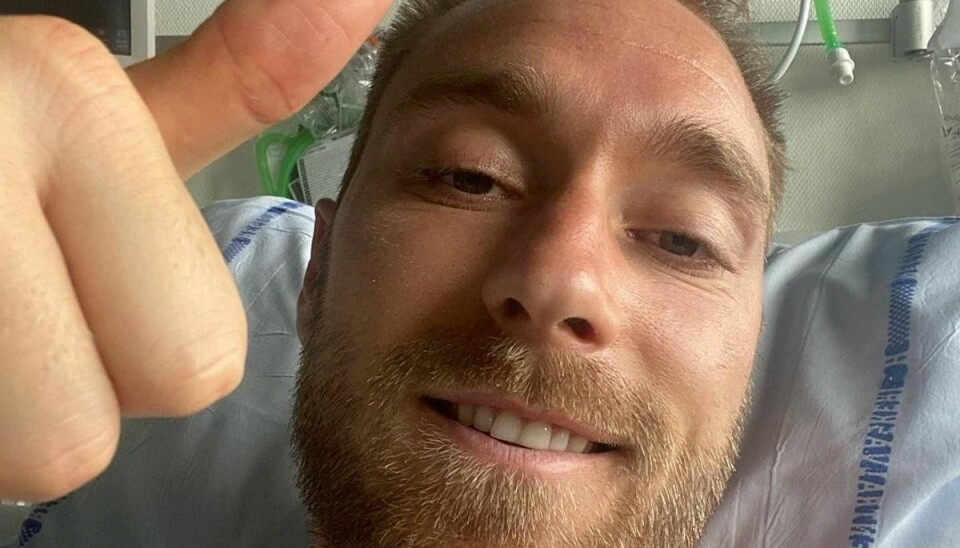 Christian Eriksen har sendt en besked til en pige, der har hjerteproblemer. Christian Eriksen har sendt en besked til en pige, der har hjerteproblemer.
