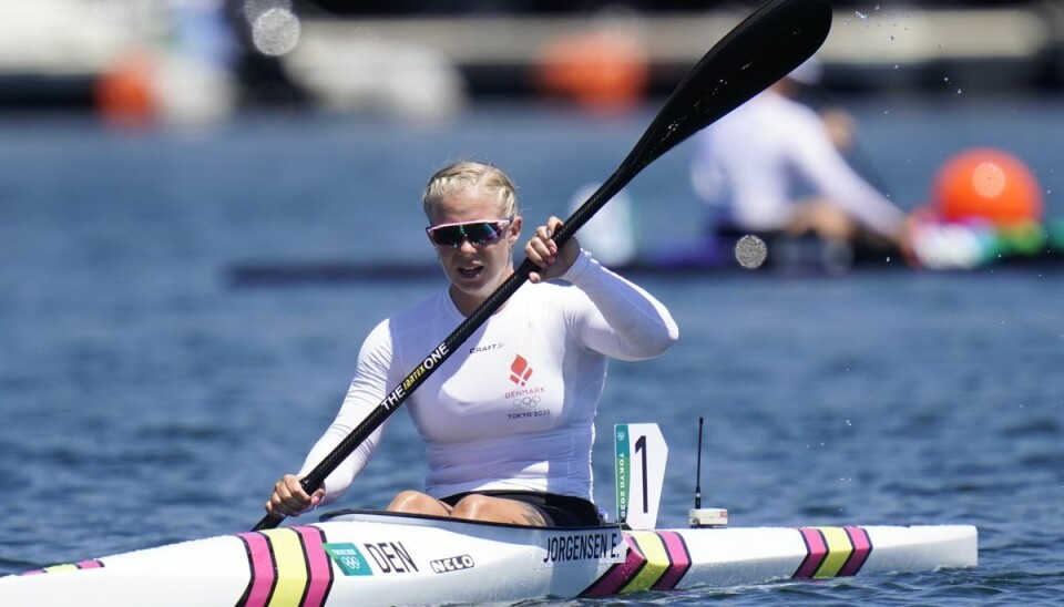 Emma Aastrand snuppede bronze i 500 meter enerkajak.