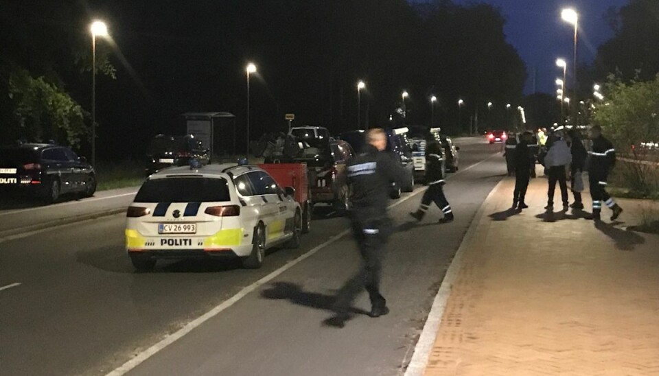 Politiet efterforsker sagen. Politiet efterforsker sagen.