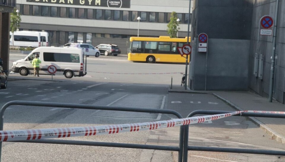 Smedegade i Herning er blandt de veje, der er spærret af i forbindelse med politiefterforskningen torsdag morgen.