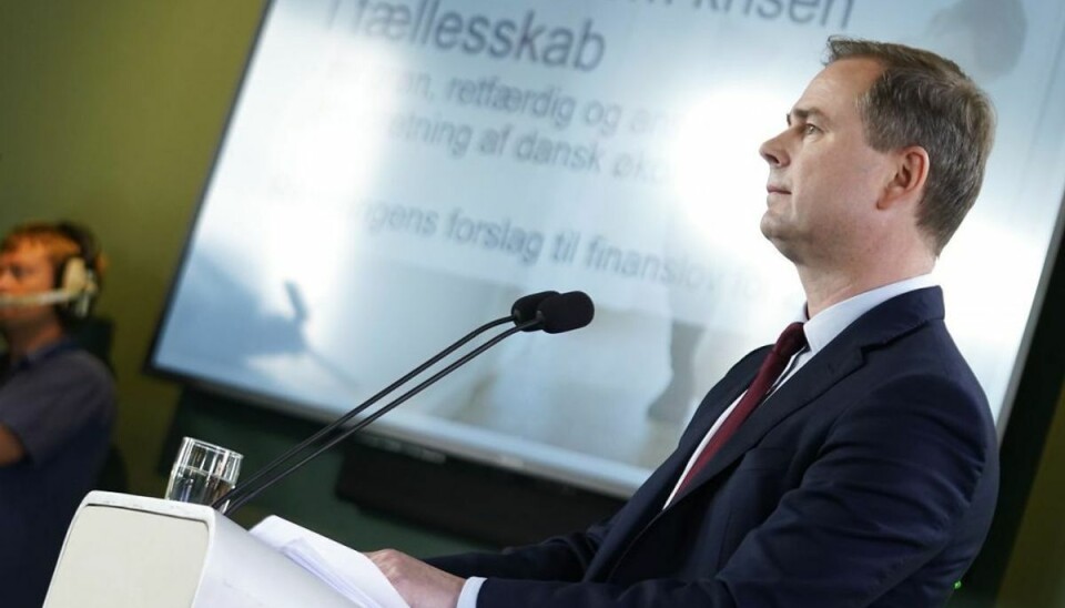 Finanslov handler om at få Danmark igennem krisen Finansminister Nicolai Wammen præsenterer regeringens forslag til finansloven for 2021, Økonomisk Redegørelse samt ramme for finanspolitikken frem til 2025, i Rentekammersalen i Finansministeriet. Foto: Scanpix.