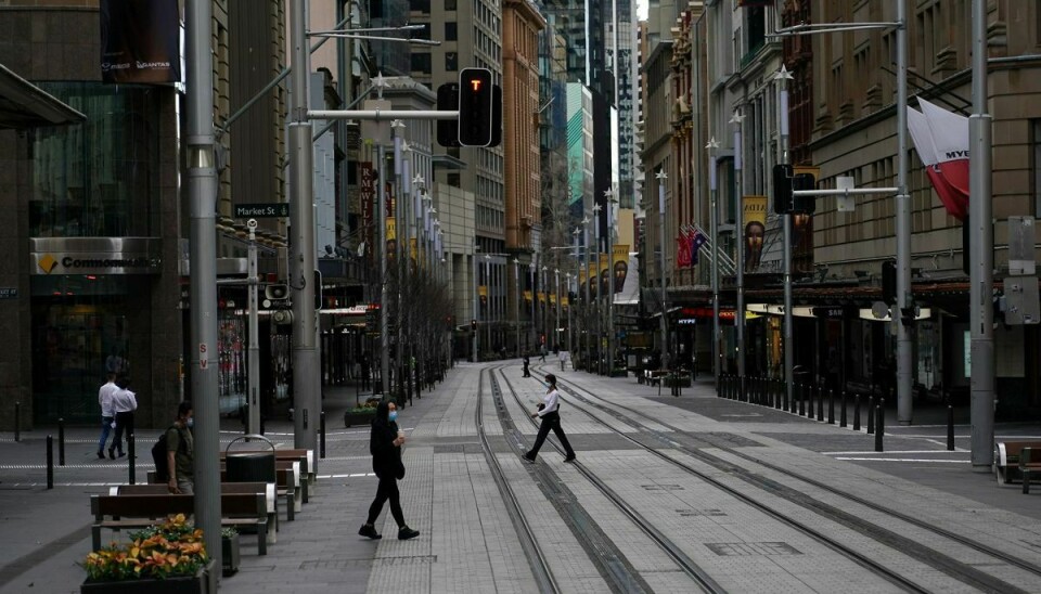 Gaderne er meget tomme i den australske hovedstad