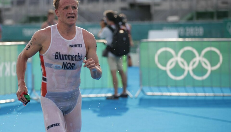 Kristian Blummenfelt satte sine følgesvende på de sidste kilometer ved OL i Tokyo.