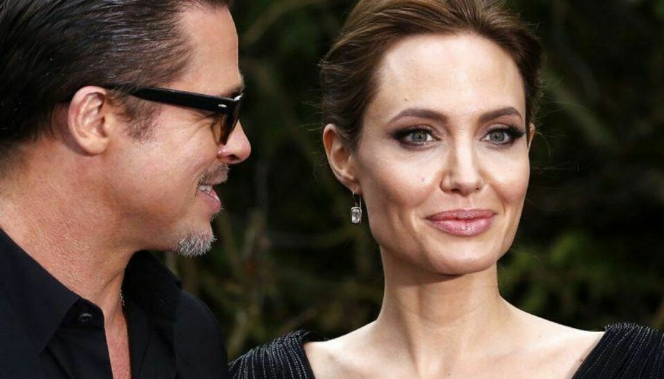 Angelina Jolie og Brad Pitt. Foto: LUKE MACGREGOR/Scanpix (Arkivfoto)