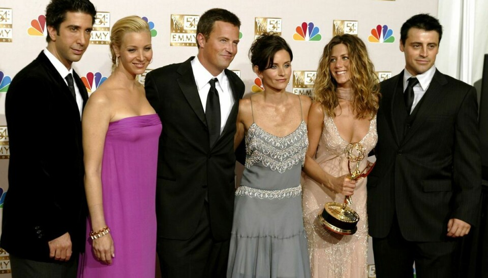 Jennifer Aniston er indtil videre den eneste Friends'-skuespiller, der har vundet en Emmy-vinder. Det gjorde hun i 2002. Nu får Courteney Cox muligheden for at vinde én. Foto: REUTERS/Mike Blake