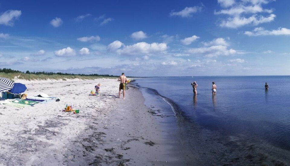 En 13-årig dreng reddede 83-årig kvinde fra at drukne ud for Marielyst Strand mandag eftermiddag. Billedet er ikke relateret til historien.