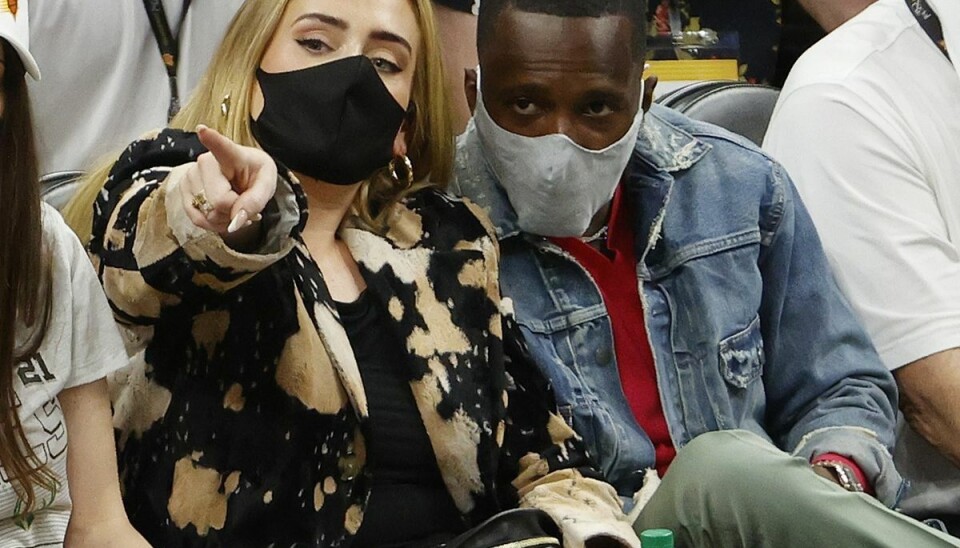 Her ses Adele sammen med Rich Paul. Foto: Christian Petersen/Getty Images/AFP/Ritzau Scanpix Her ses Adele sammen med Rich Paul. Foto: Christian Petersen/Getty Images/AFP/Ritzau Scanpix Christian Petersen