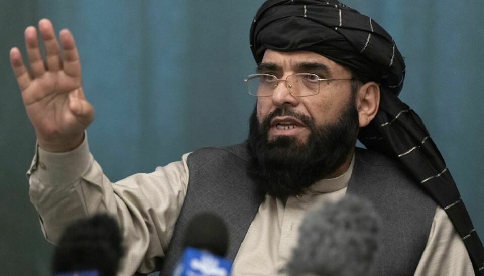 Talibans talsmand Suhail Shaheen siger, at islamisterne vil garantere Kabul-borgernes sikkerhed. (Arkivfoto)