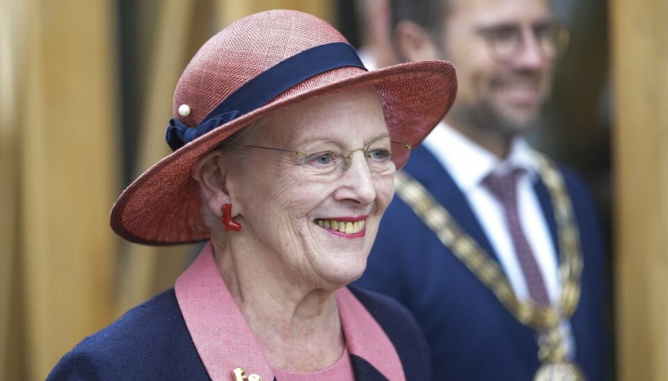 Margrethe landet på Færøerne Dronning Margrethe er landet på Færøerne. (Foto: Claus Fisker/Ritzau Scanpix)